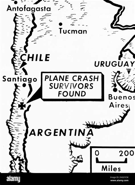 1972 andes plane crash location map